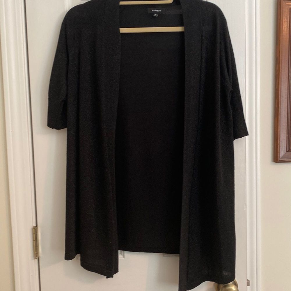 Express, Black glitter, sweater like, lightweight, Medium